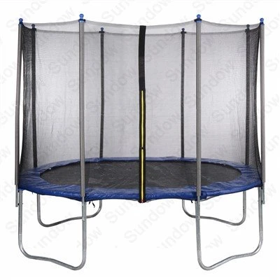 Oval Trampoline with Safety Net