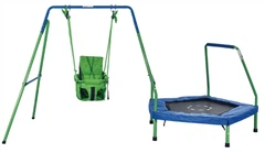 Junior Swing + Trampoline For Outdoor & Indoor Use